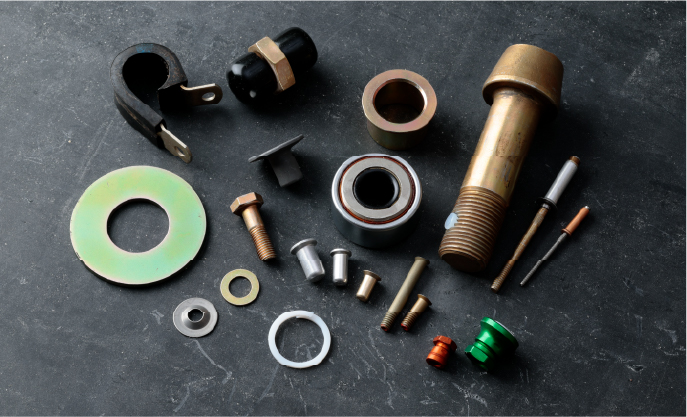 Various aviation fasteners and hardware